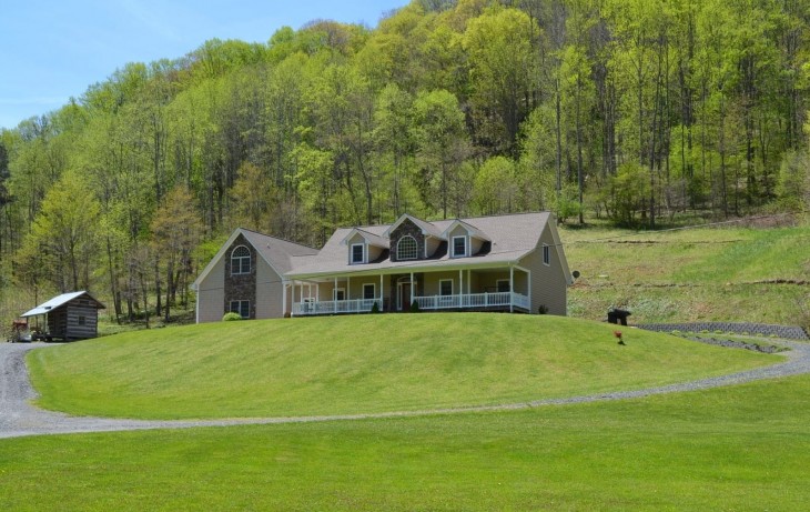 Creek-side Living:  Secluded Mountain Estate in Ashe County   