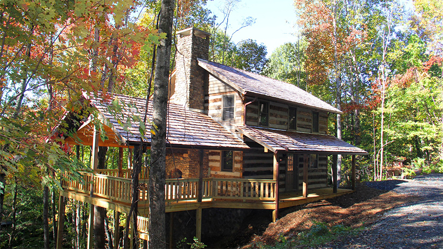 Blue Ridge Mountain Log Home