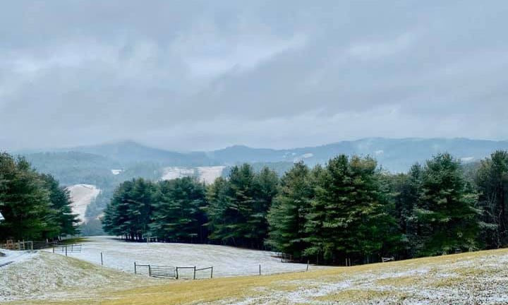 NC Mountains winter snow