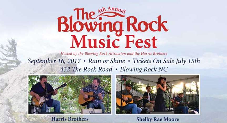 The 4th Annual Blowing Rock Music Festival