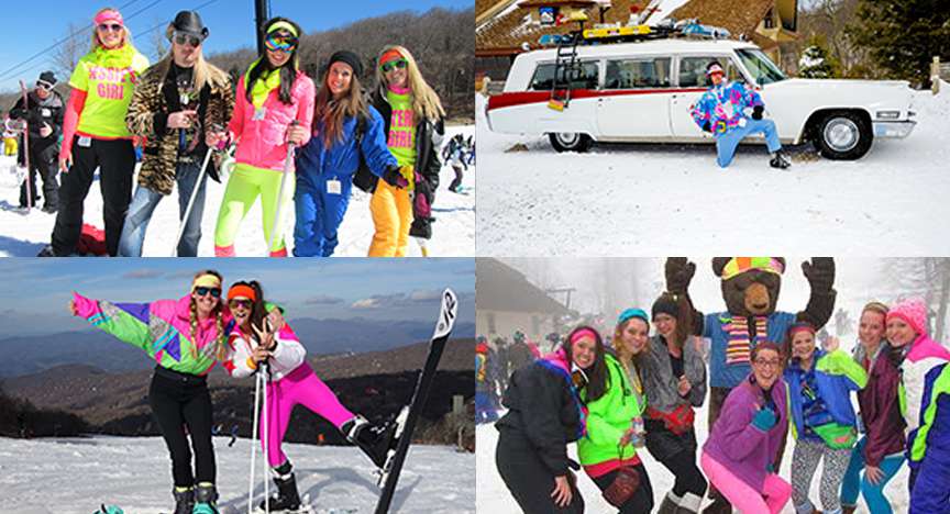 Totally 80s Retro Ski Weekend at Beech Mountain