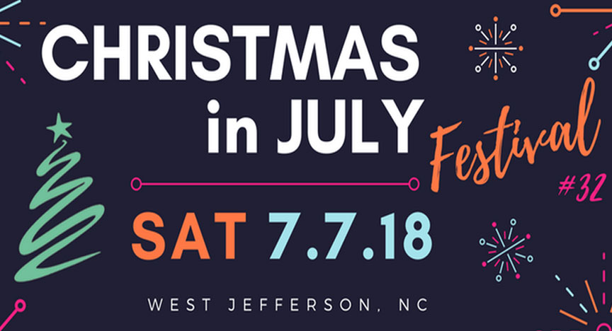 Christmas in July - Saturday? July 7th , 2018