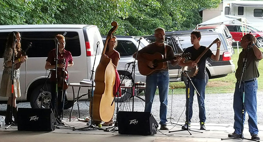 Ashe County Bluegrass and Old Time Fiddlers Convention in Jefferson