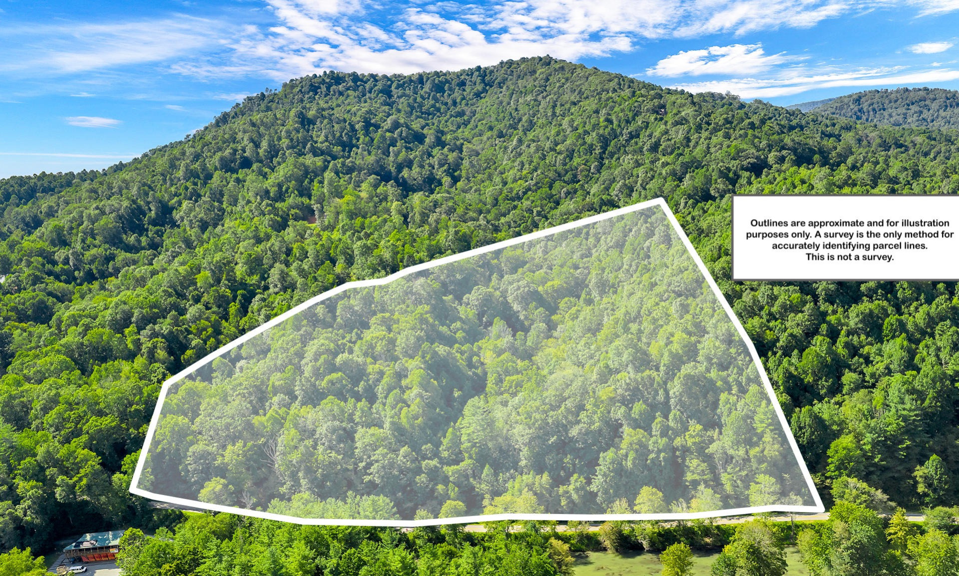 Acreage nestled above the scenic New River Todd NC