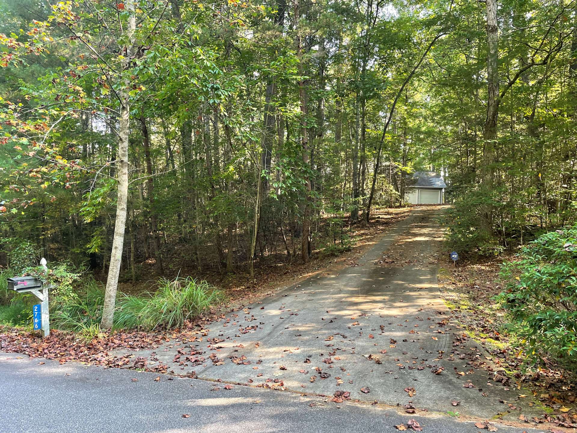 Driveway to the main level.