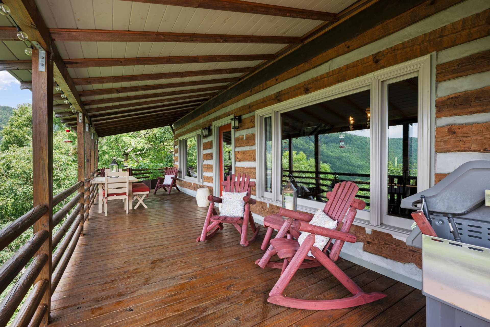 Experience the artistic rhythm of the mountains as each season paints a new masterpiece, best enjoyed from your private deck.