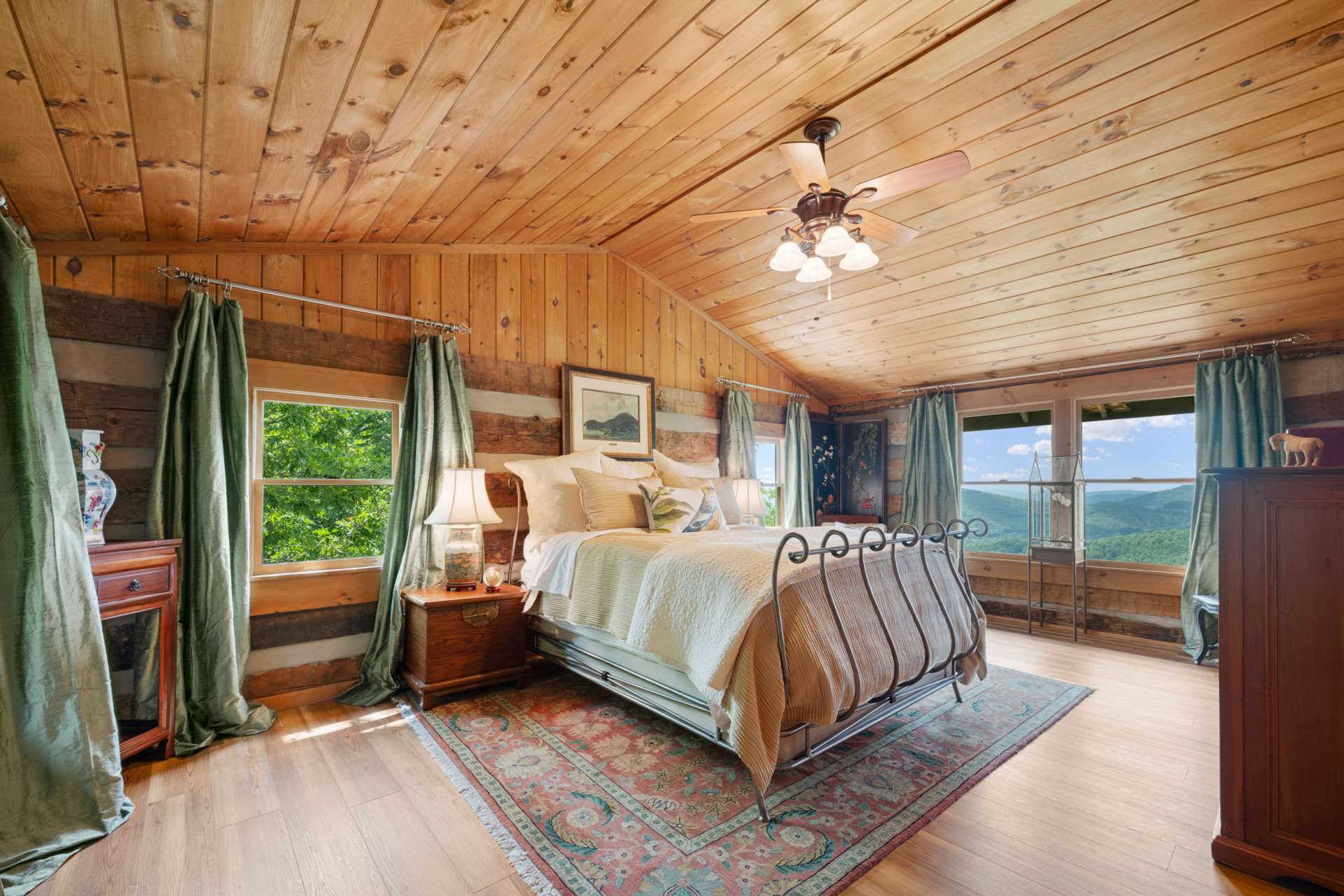 Waking up to this view will be a highlight of your guest's stay—pure mountain magic from the moment they open their eyes.