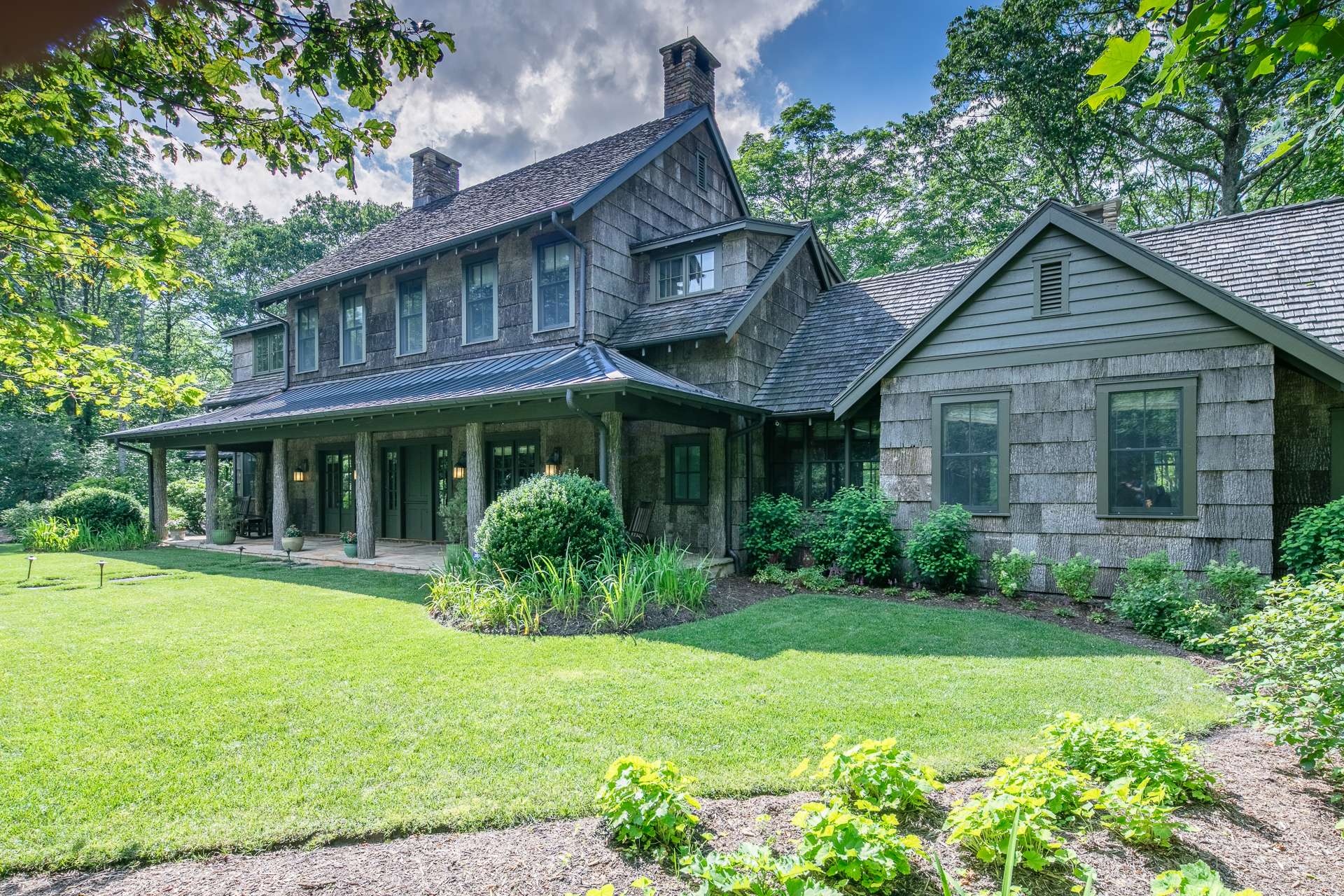 Create your own mountain memories in this Adirondack styled home designed by Meyer Greeson Paullin Benson Architects in Charlotte and built by Enterline & Russell, premier builders in Blowing Rock.