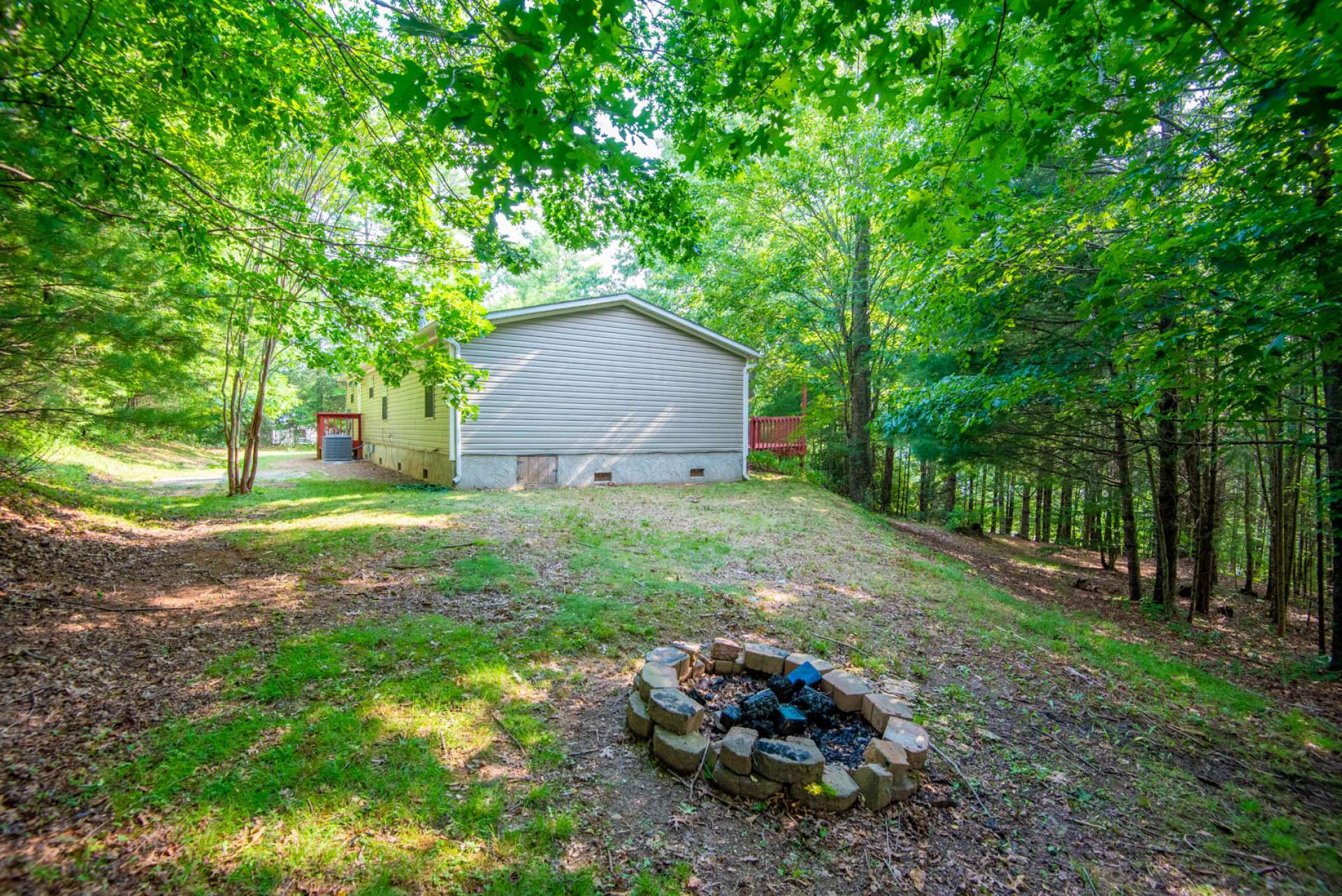 Lots of outdoor entertaining spaces.