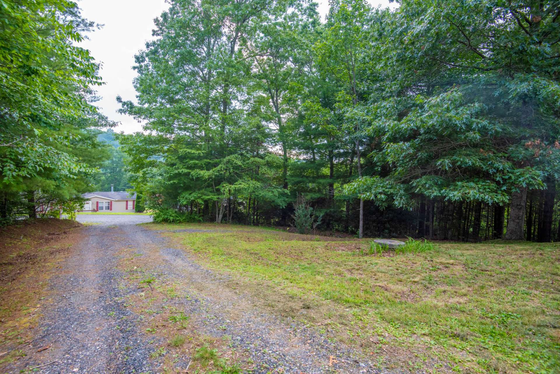 Private driveway into property.