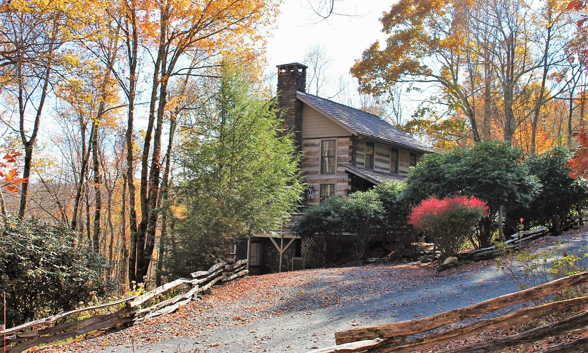 Step back to a simpler time in the desirable log home community of Stonebridge.