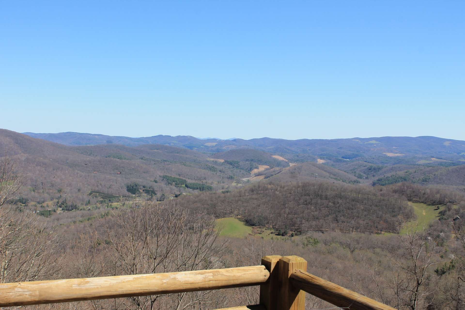 You will enjoy the stunning panoramic views of the Blue Ridge Mountains in the distance.