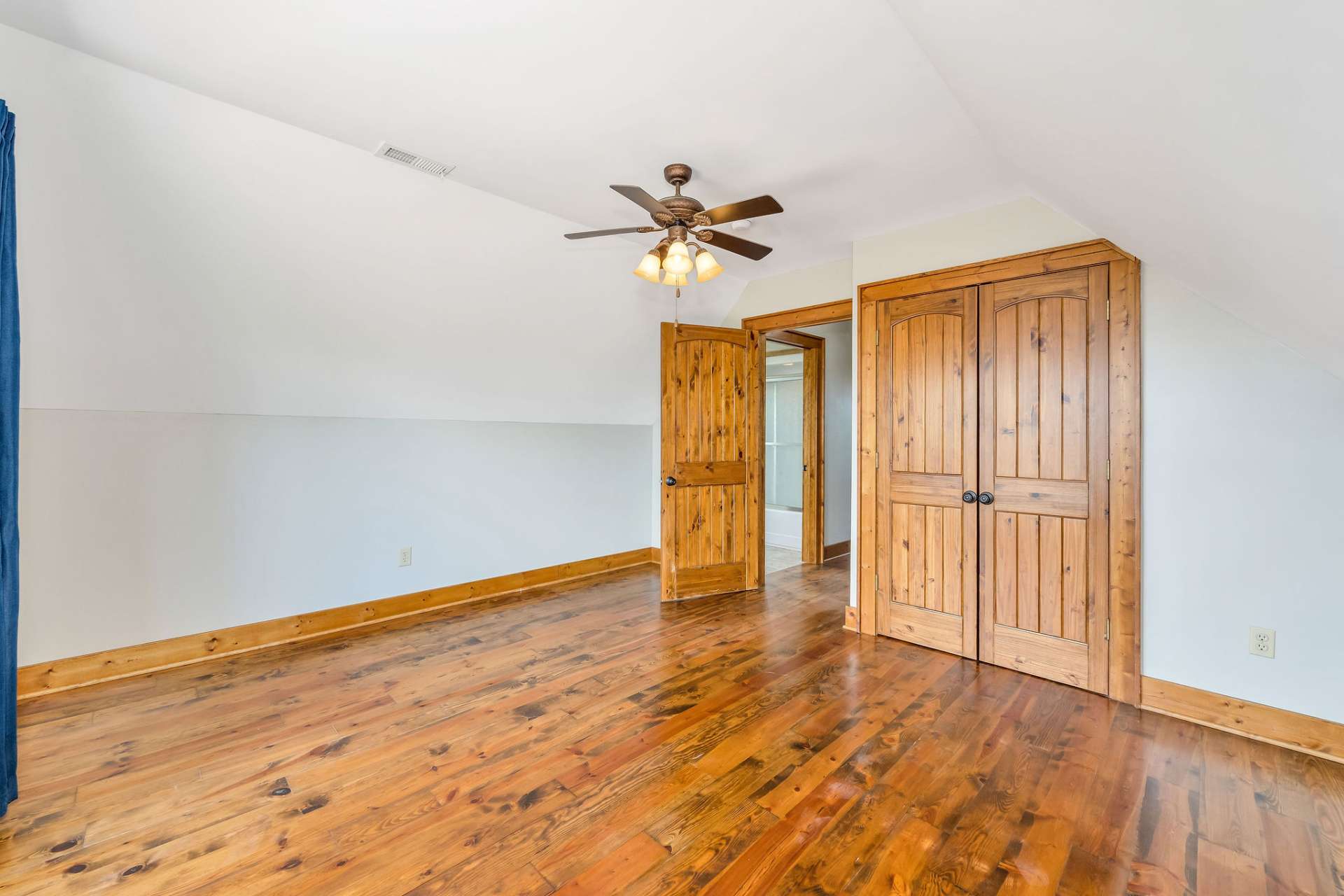 Your view from the bedroom toward the bathroom on the second floor