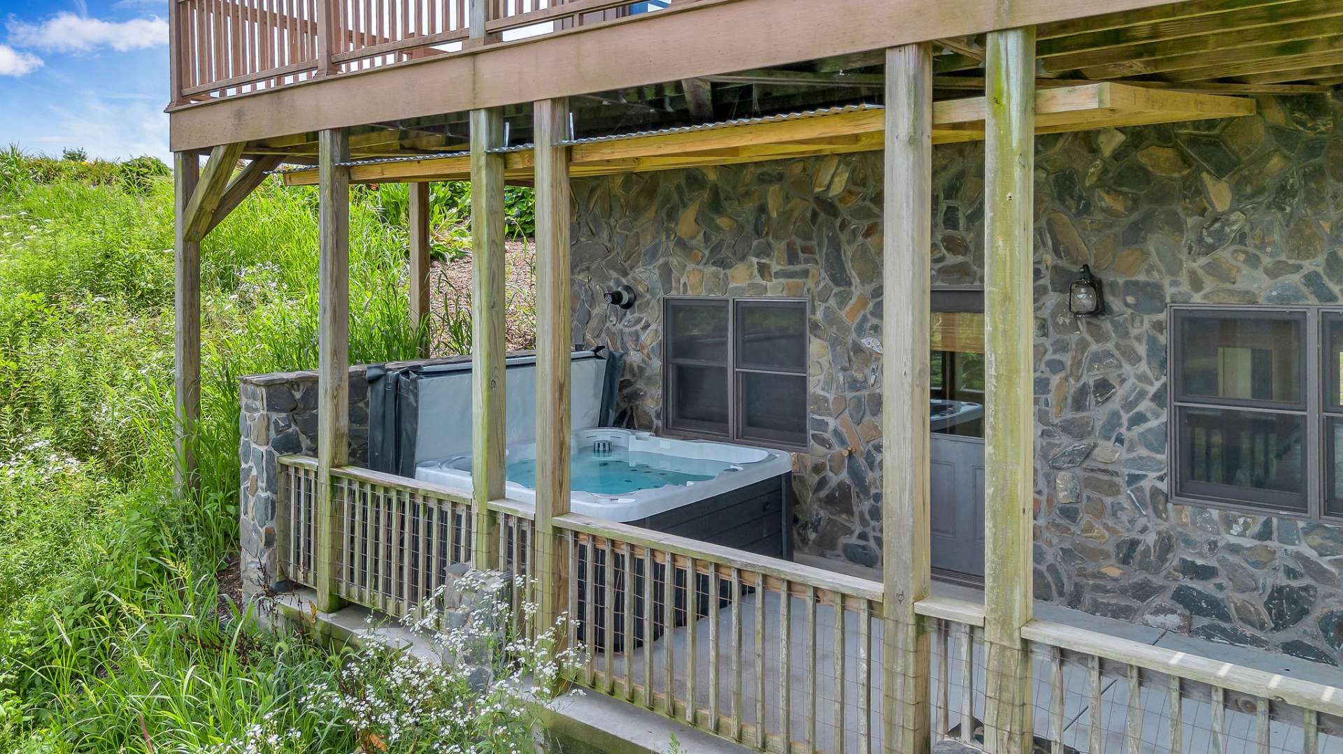A great spot to end each day with 20 acres of privacy and a sunset to remember