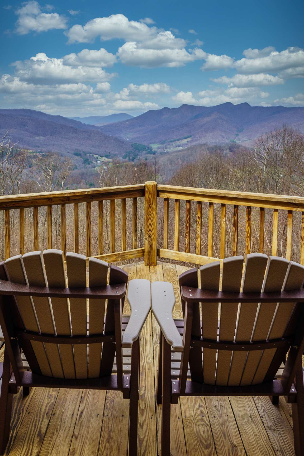 "Paradise Found?"  Enjoy views of Three Top Mountain and Bluff Mountain from the privacy of your Blue Ridge Mountain home.