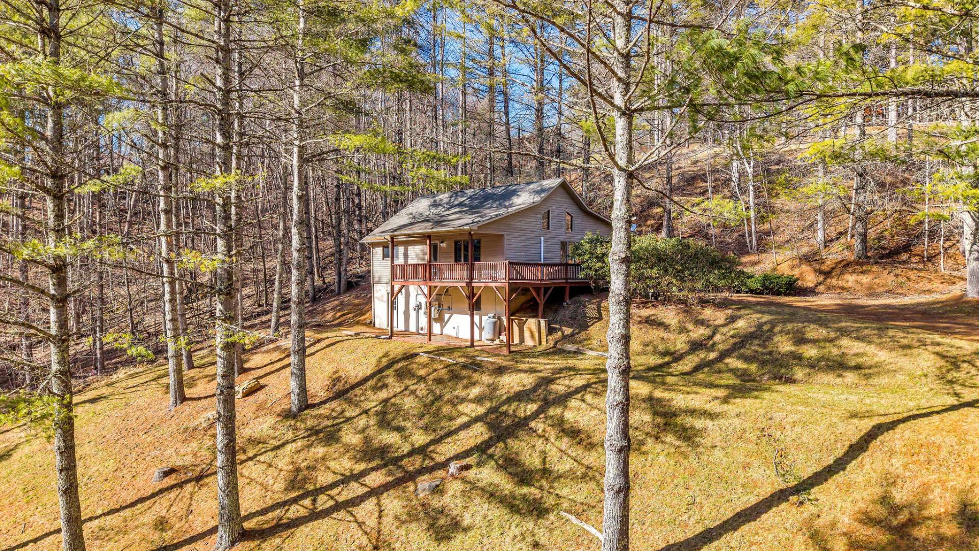 Perfectly positioned among the trees to enjoy Nature