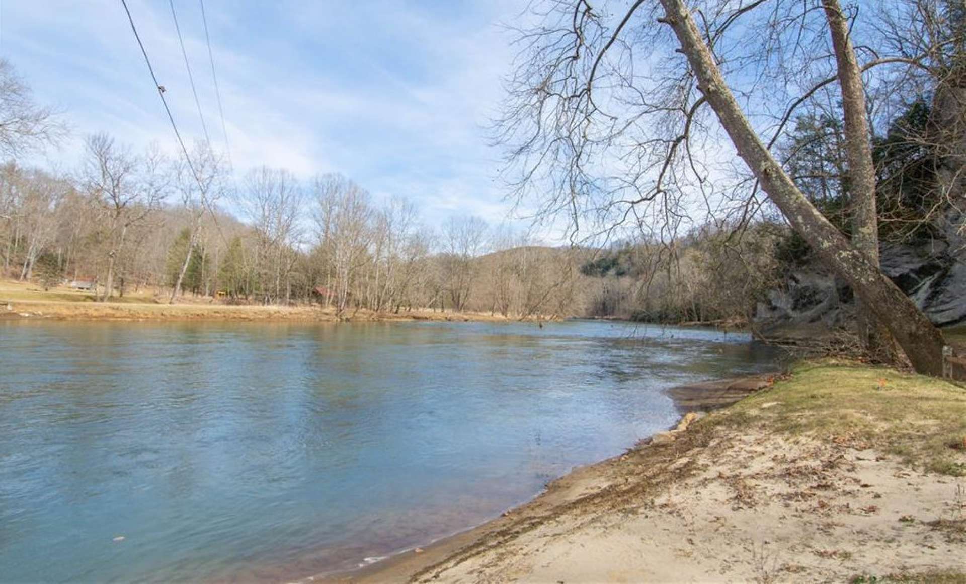 Common area on the New River