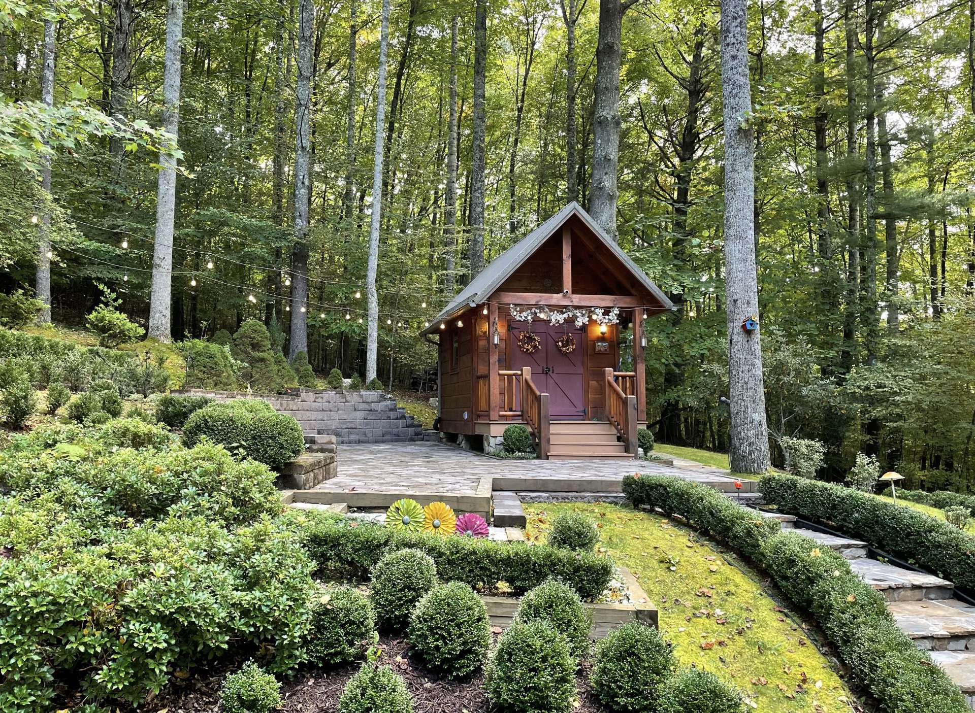 Garden shed can double as an entertaining spot!