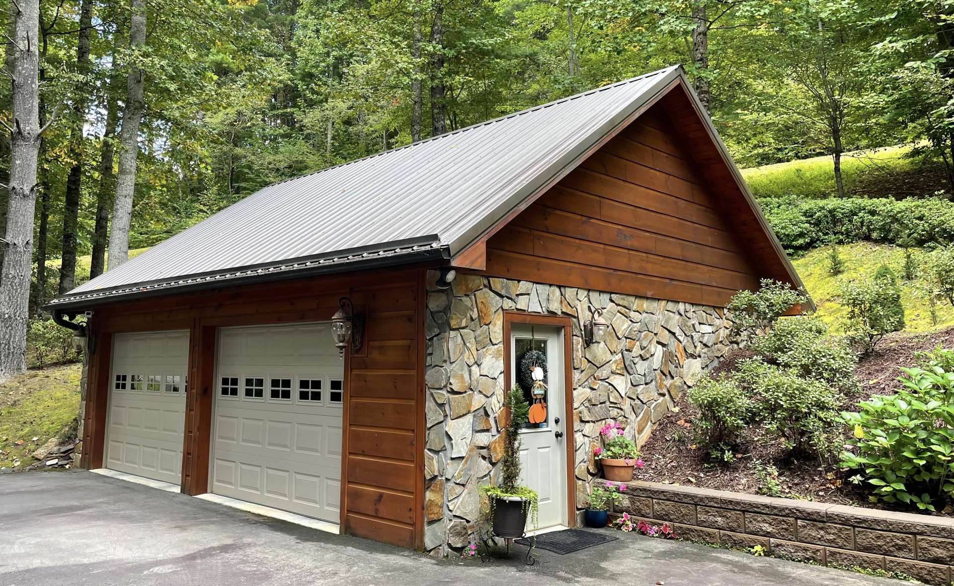 Spacious 2 car garage matches the home exterior!