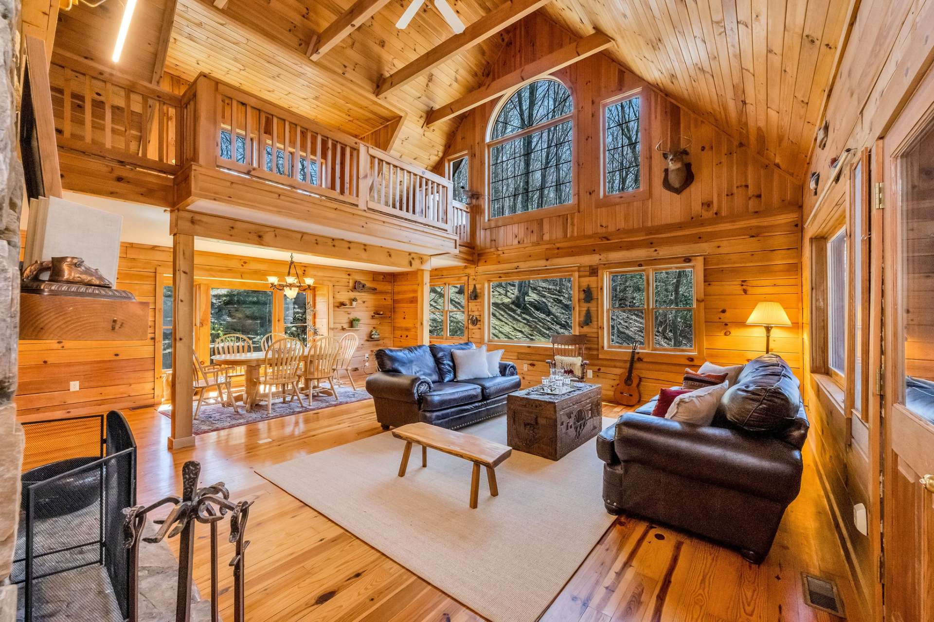 Great Room with Cathedral Ceiling