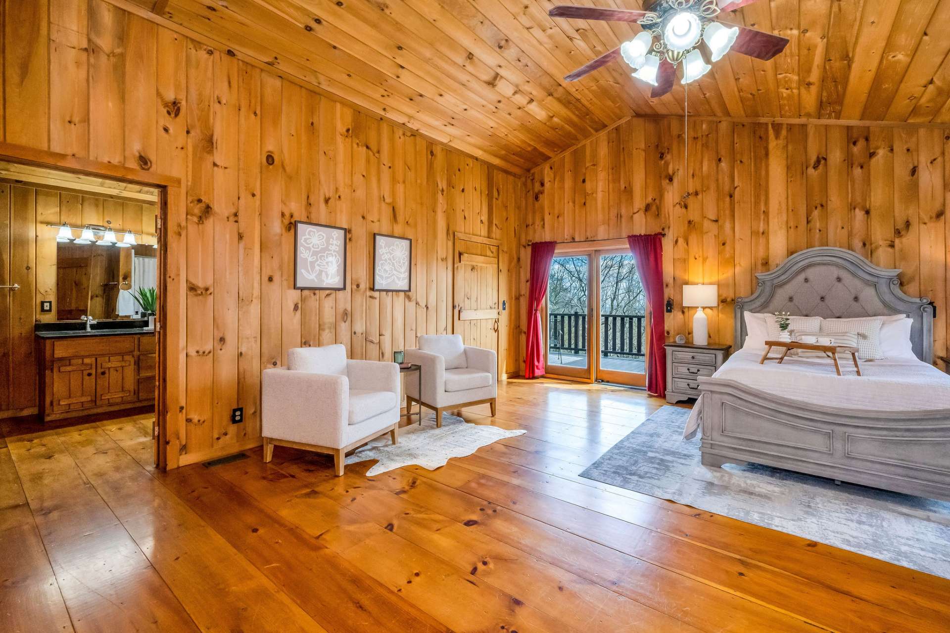 Featuring an ensuite bath and 3 closets.