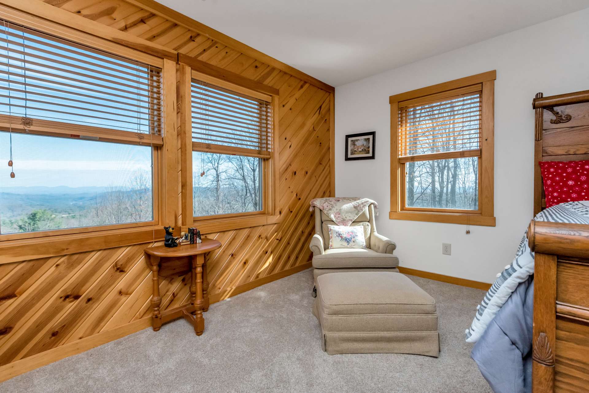 Door leads to private deck.