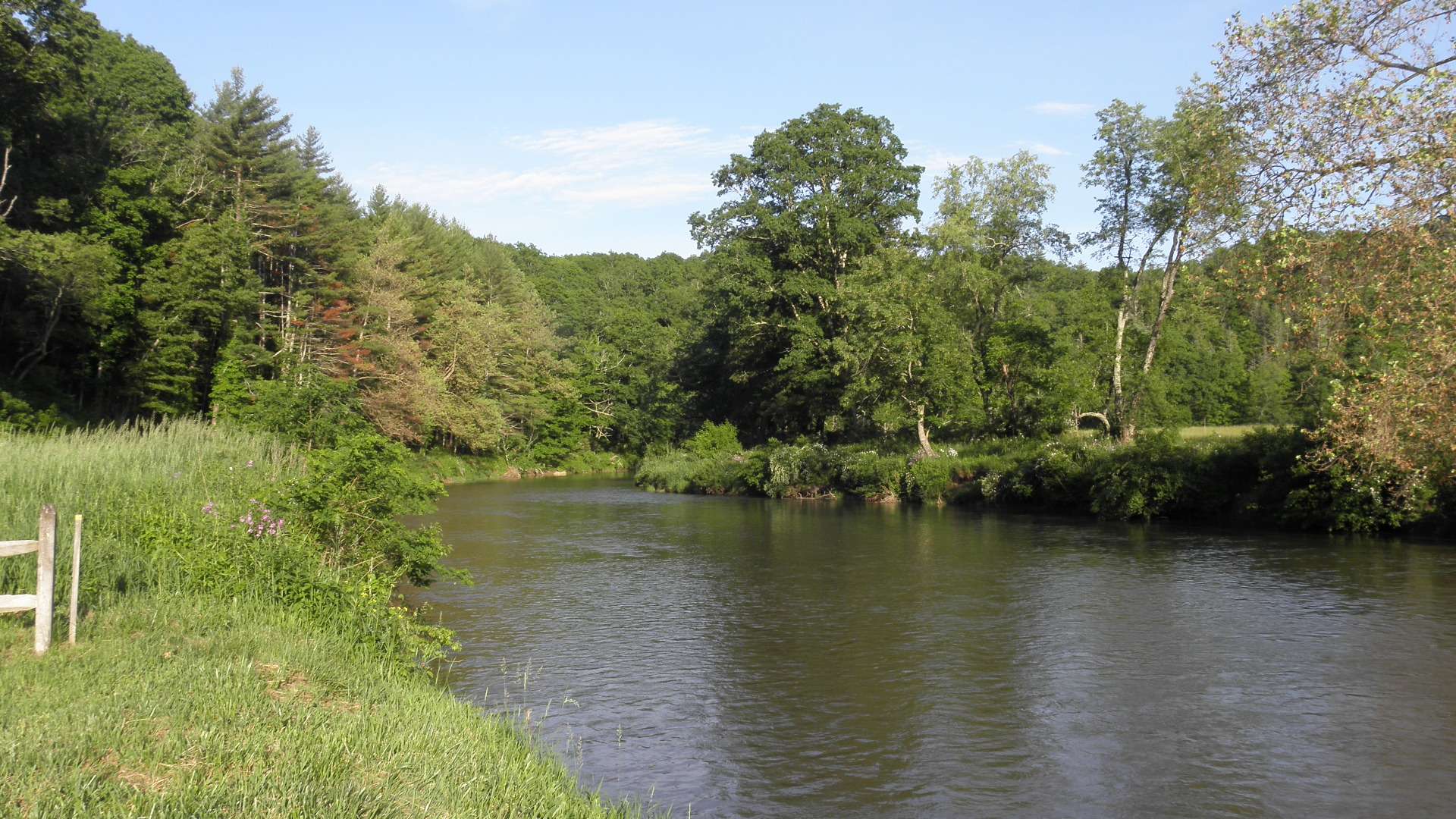 Bring the kayaks, canoes, tubes and fishing poles for a day on the river.