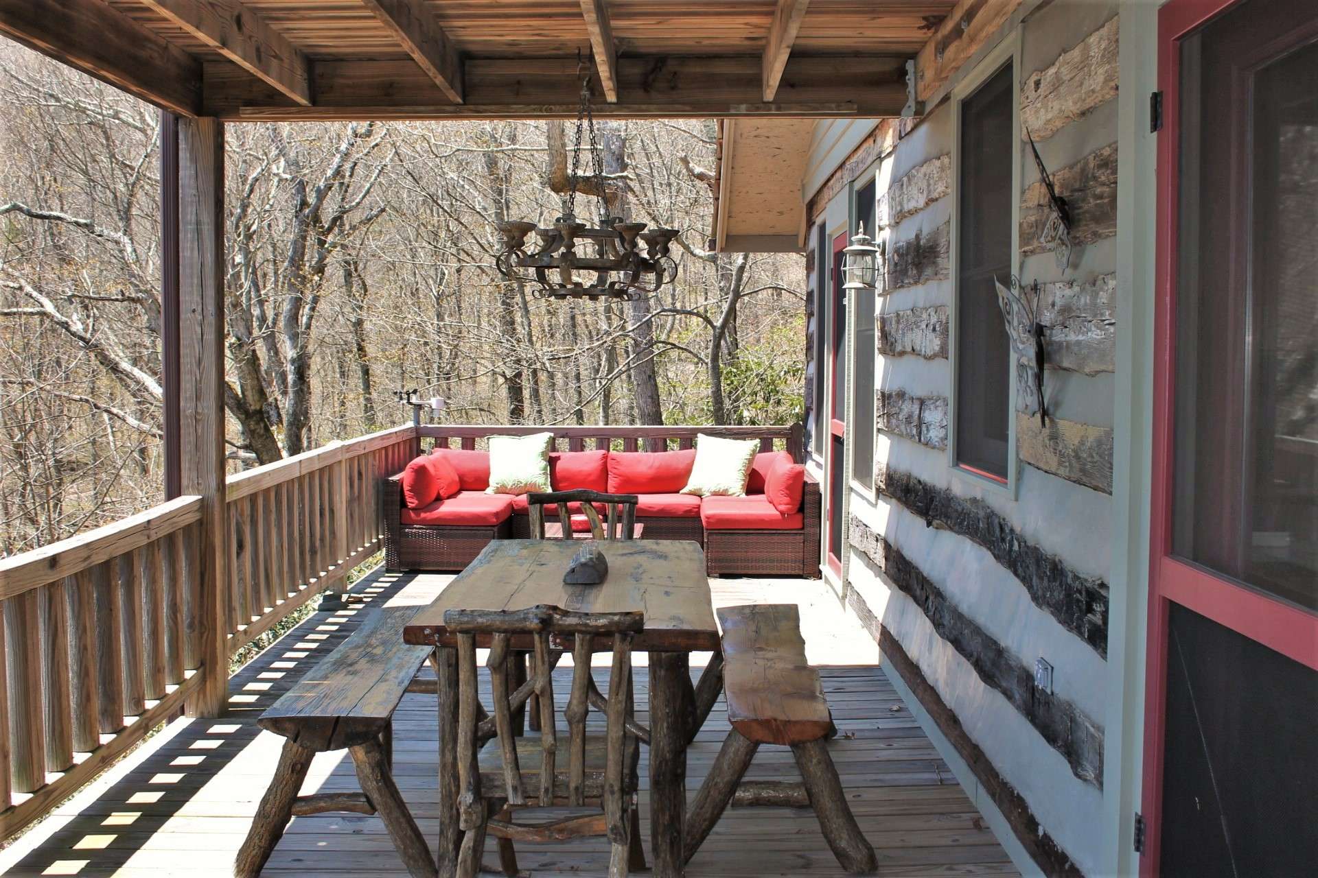 Outdoor entertaining is a pleasure with the large partially covered deck.