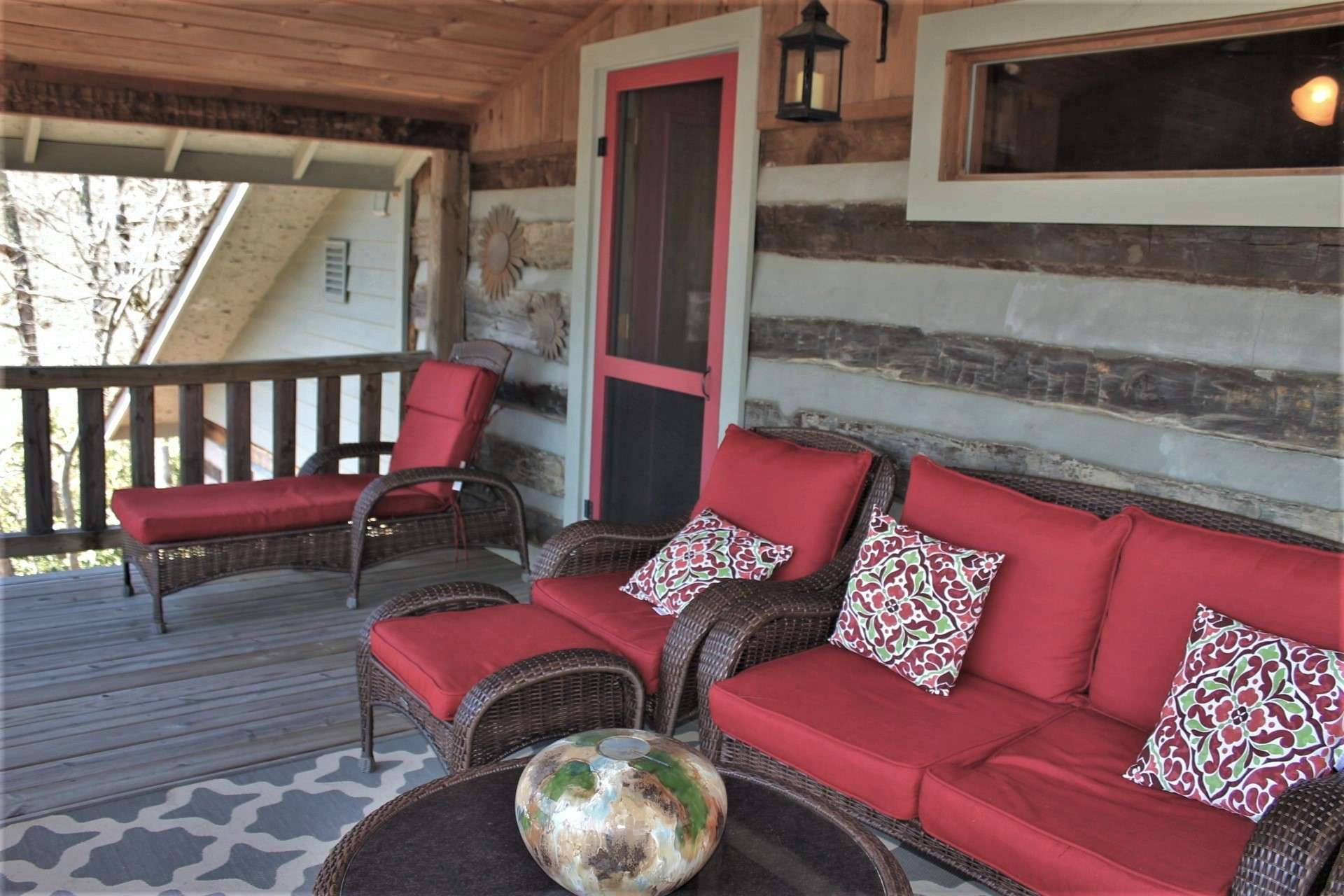 Your guests will enjoy their privacy and their own covered deck to relax and enjoy the views.