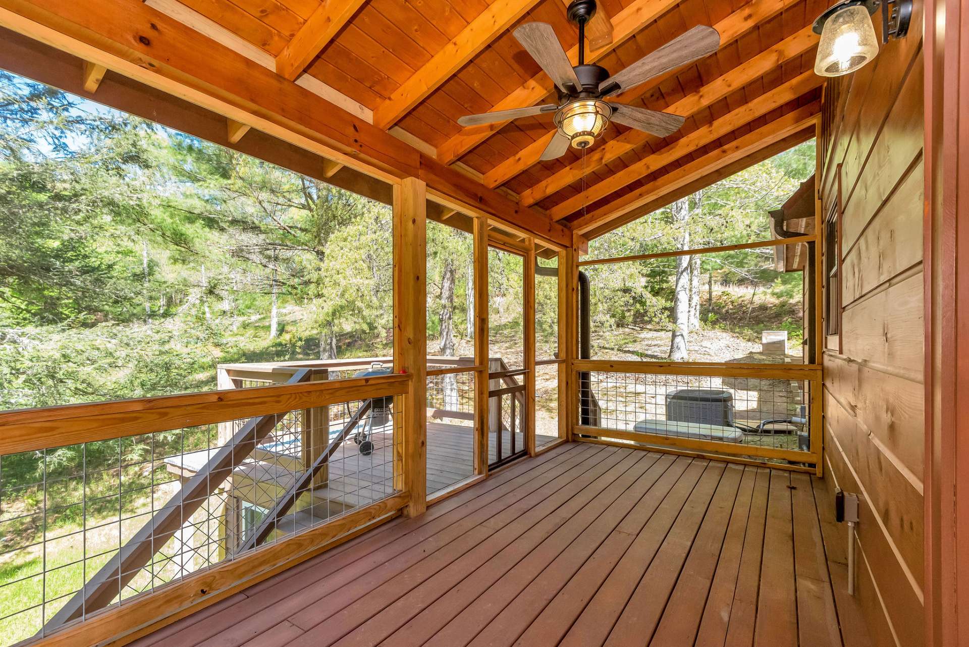 This space is perfect for setting up an outdoor dining table for al fresco dining experiences and also provides a great spot to hang a hammock for afternoon siestas.