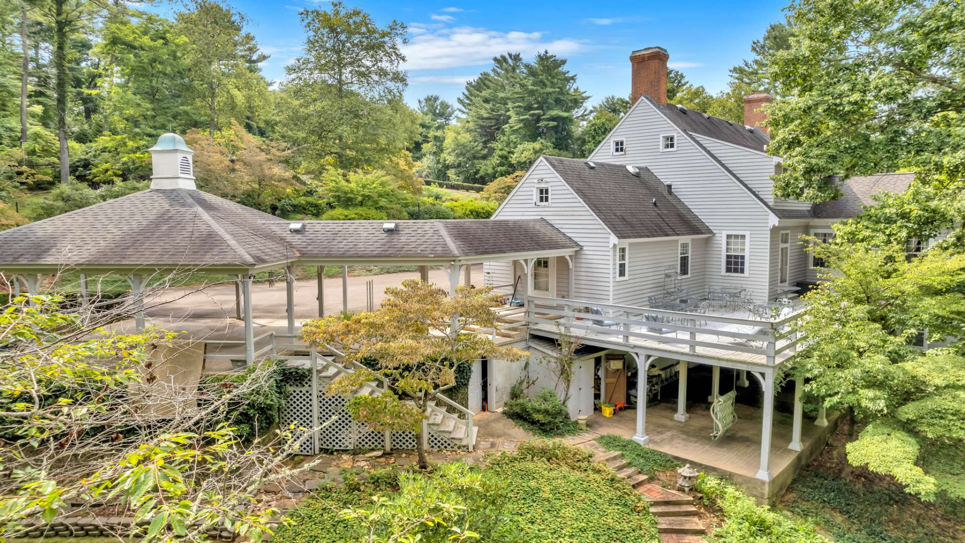 Another notable feature is the covered breezeway connected the 2-car carport to the home. This is convenient when returning home from shopping or a fun filled day of hiking and water recreation.