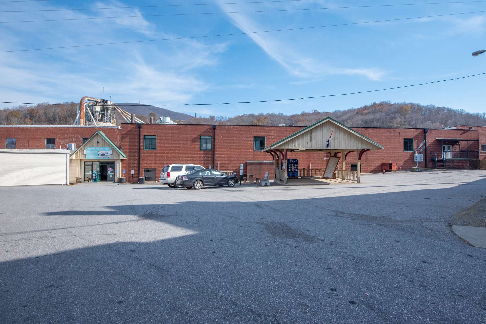 Parking Area and Pavilion Off E Ashe St