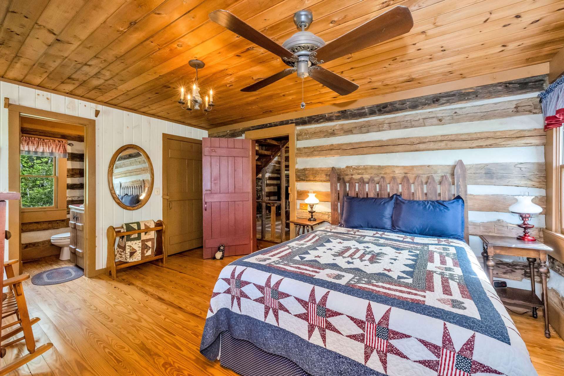 This spacious bedroom includes a walk-in closet—a rare and coveted feature in Stonebridge.