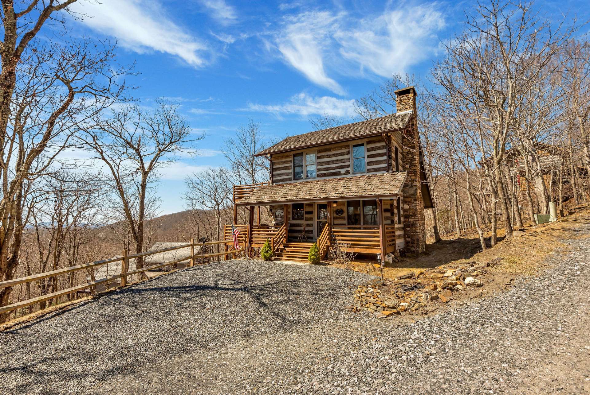 Stylish mountain living with a quaint charm.