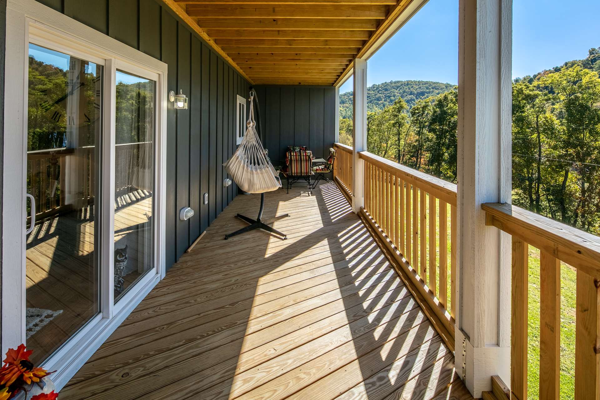 Both main and second levels have covered decks for outdoor relaxing and entertaining.