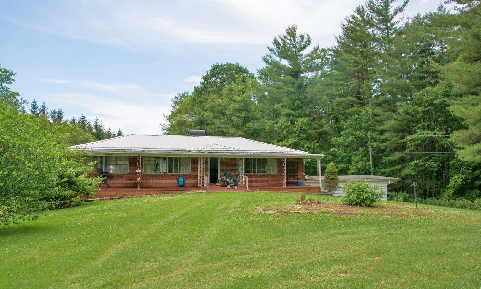 This sweet Creekfront NC Mountain Farm awaits your vision for updates and insight for a productive farm experience.