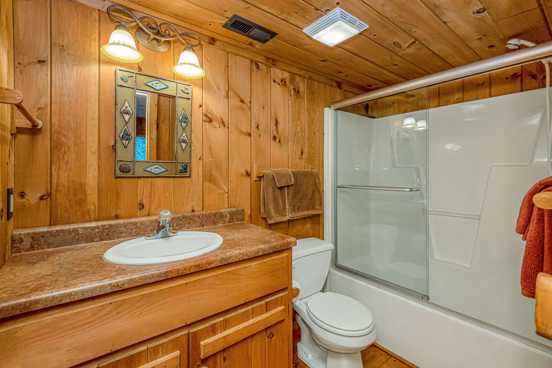 The lower level features a 3rd full bath.