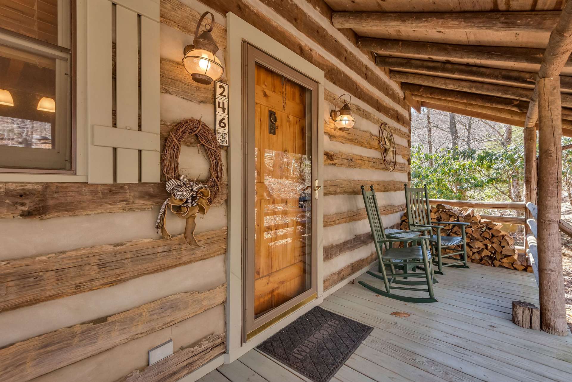 A welcoming covered front porch ushers you into a spacious great room.