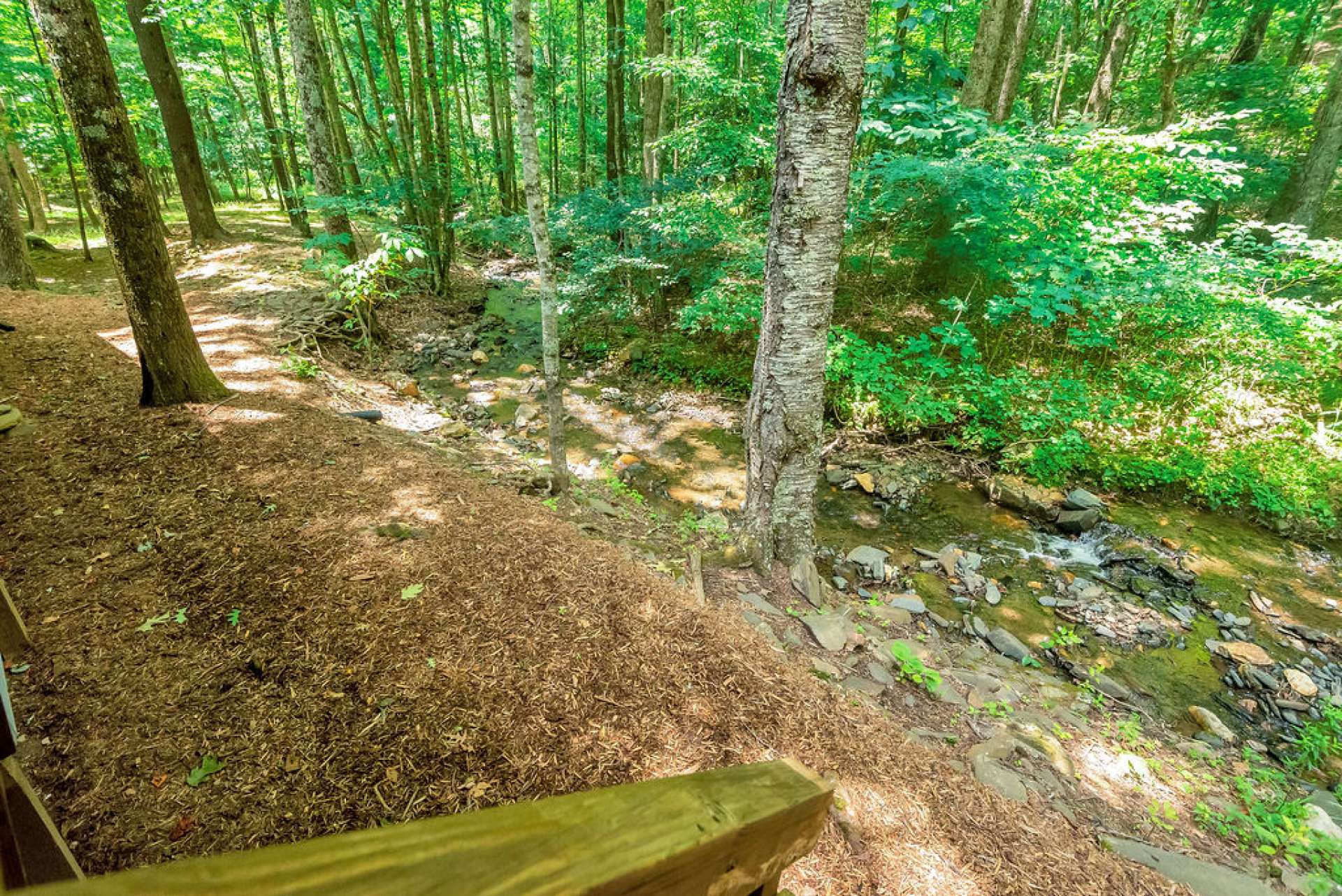 Your cares will float away listening to this babbling creek.