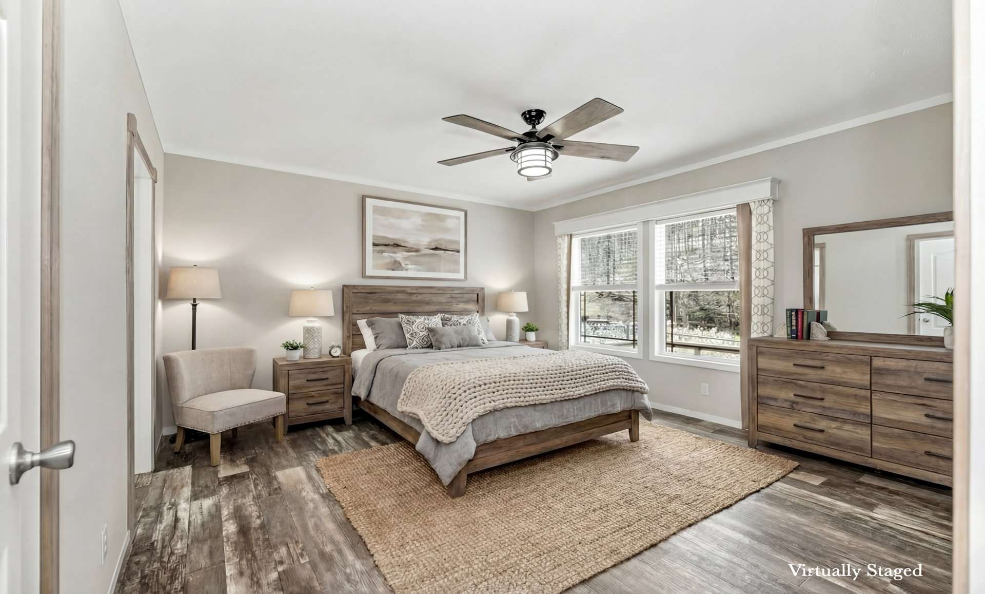 Virtually staged primary