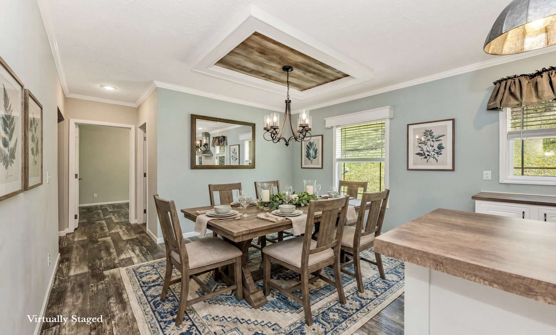 Virtually Staged dining