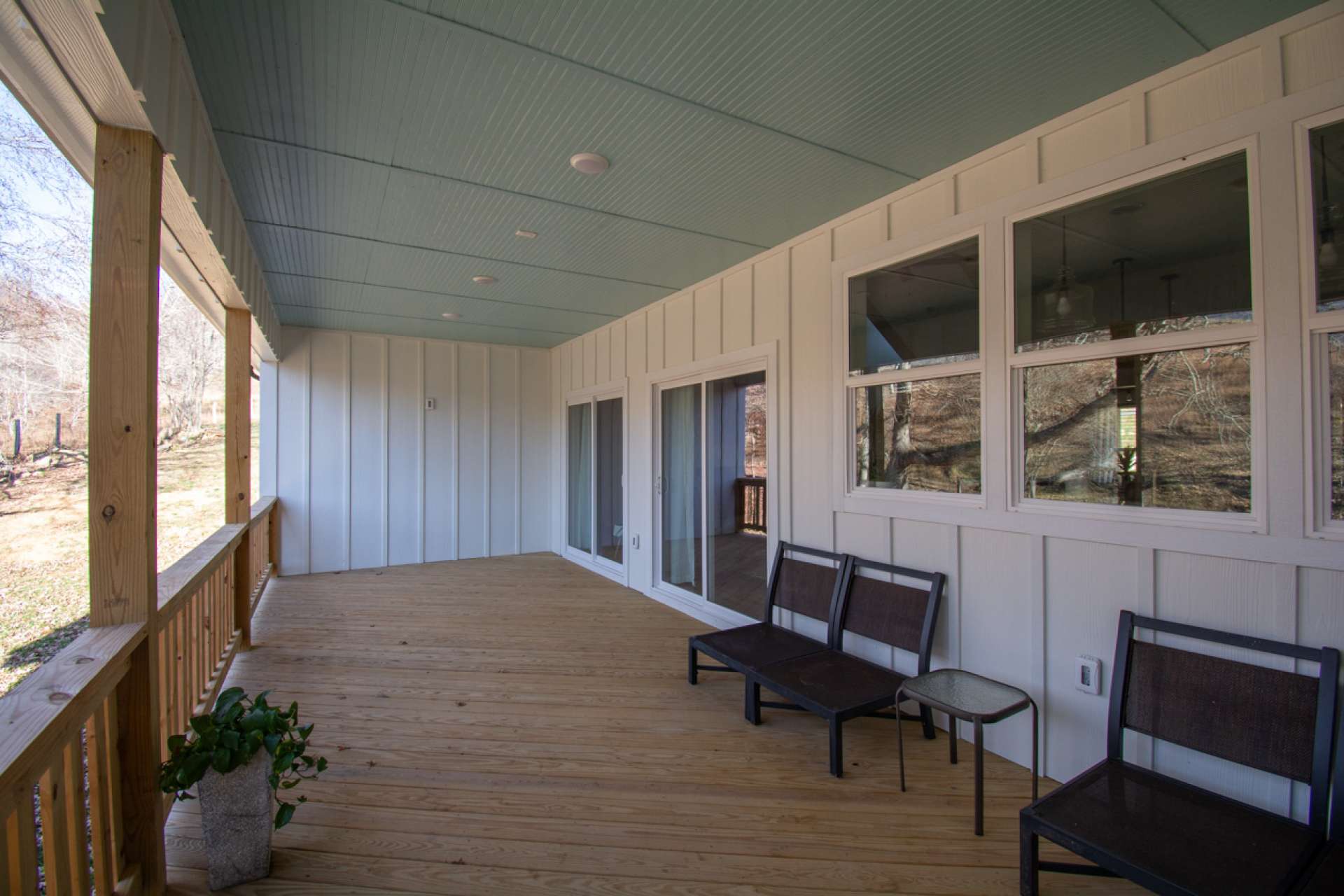 Plenty of porch space for outdoor dining and entertaining.