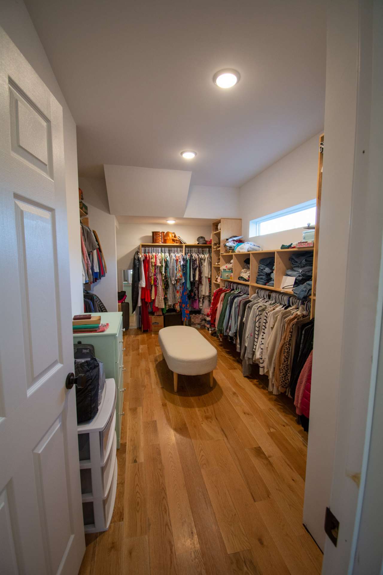 Room sized walk-in closet.