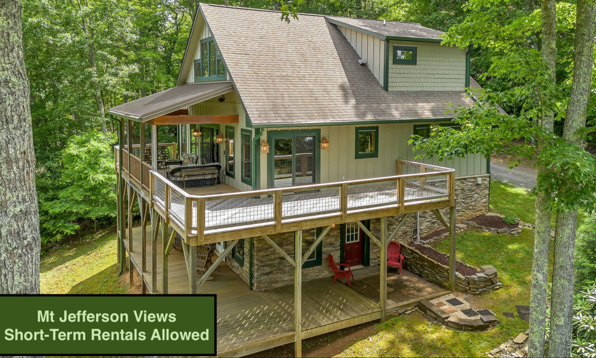 Custom Craftsman Style NC Mountain Retreat