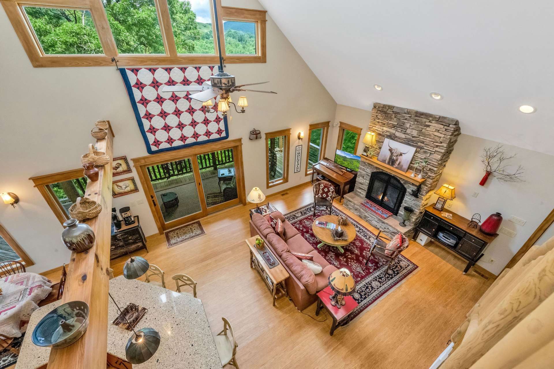 View of Great Room from loft