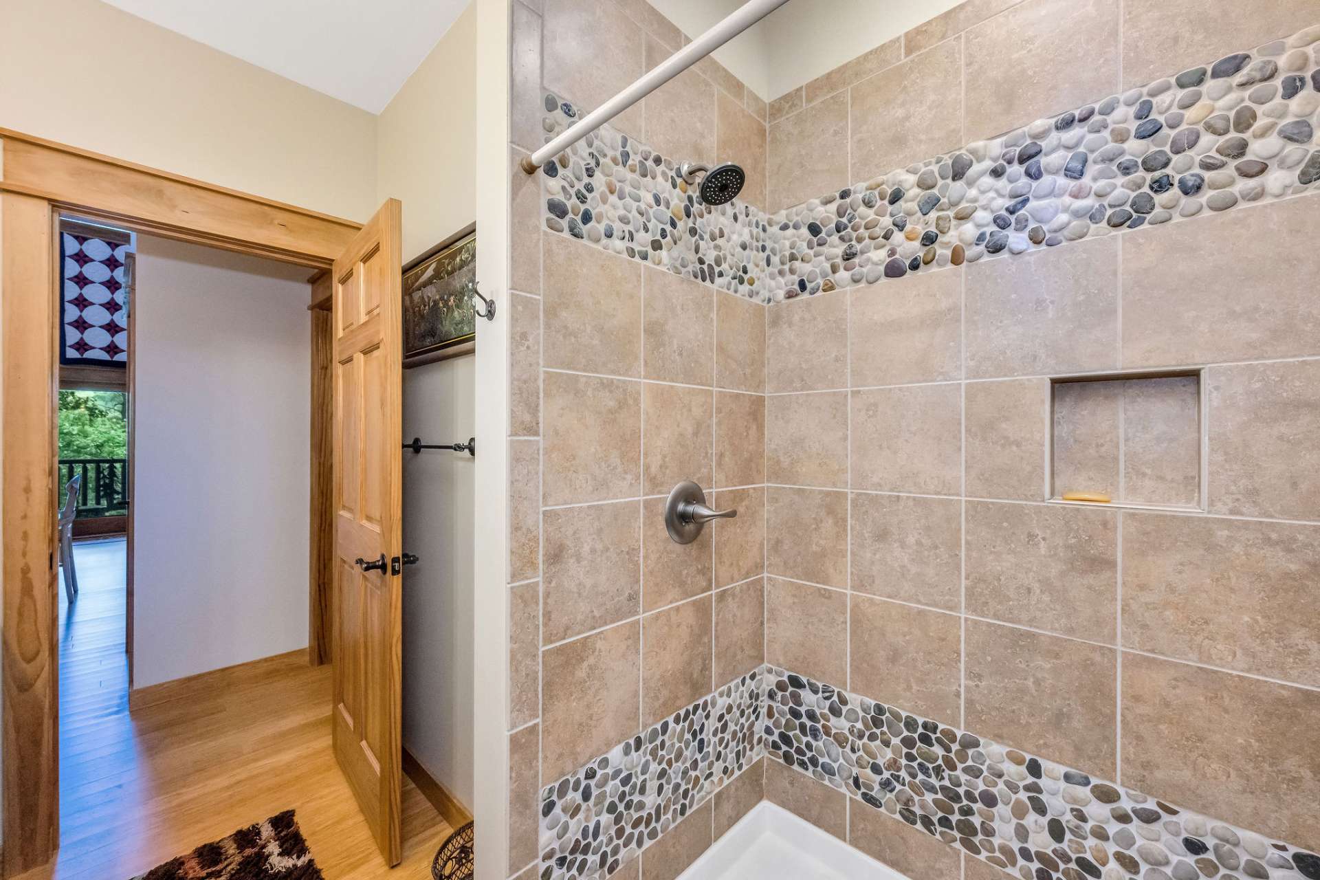 Main floor bathroom shower