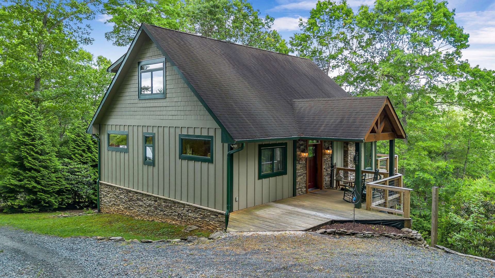 Craftsman mountain bungalow style.