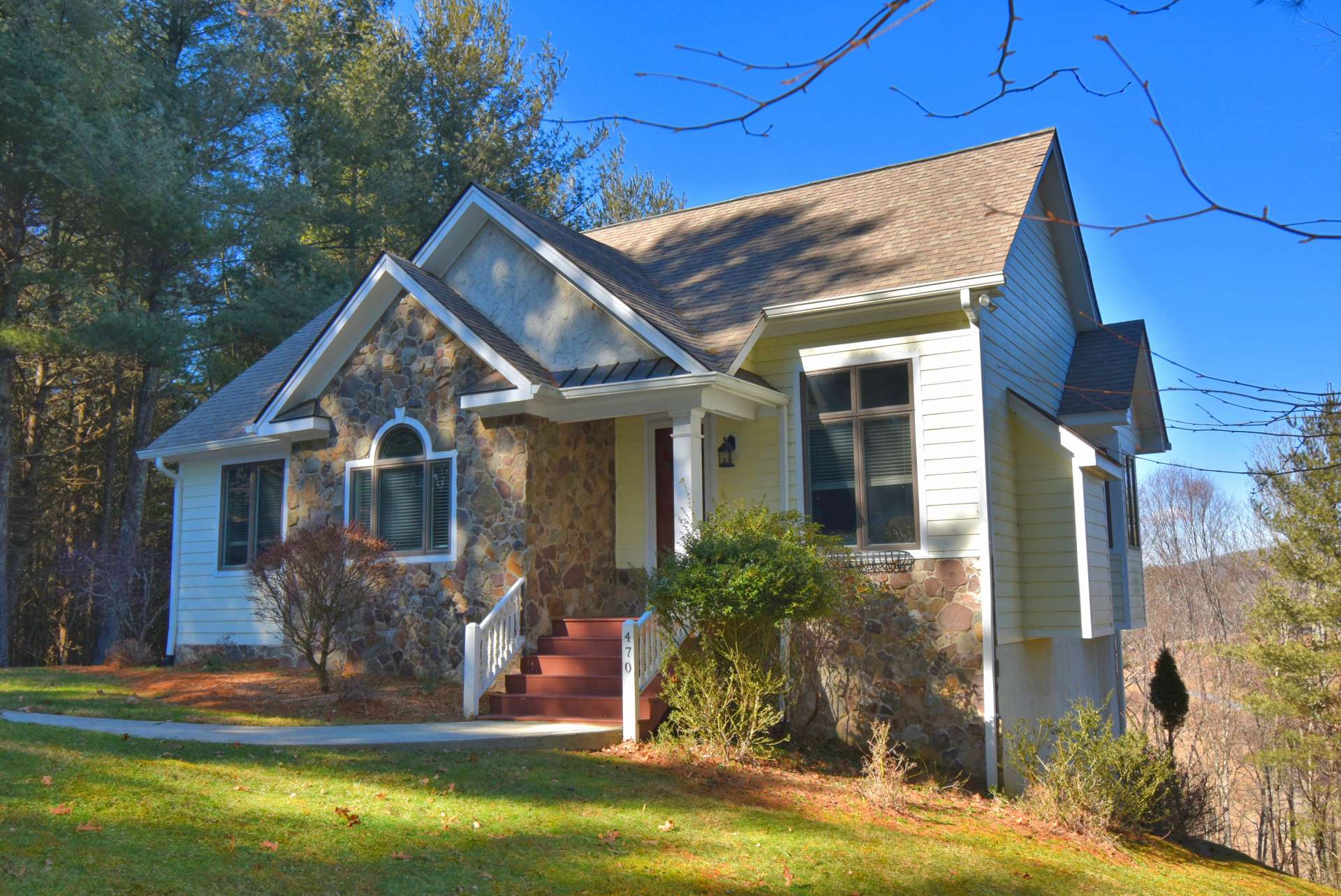 Cooper trim is just one of the many unique features of this home designed for those that want something other than the ordinary. Lets step through the red door to explore what awaits inside.