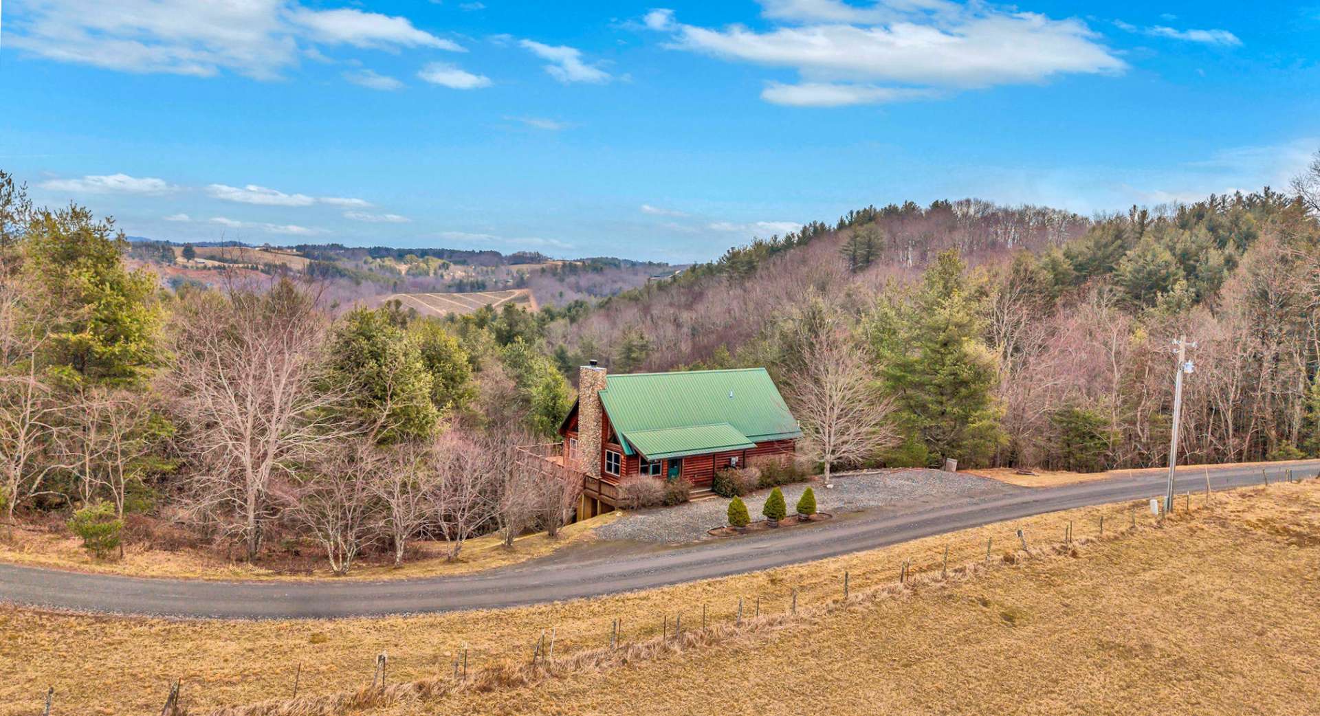 Peaceful 2+ acre setting.