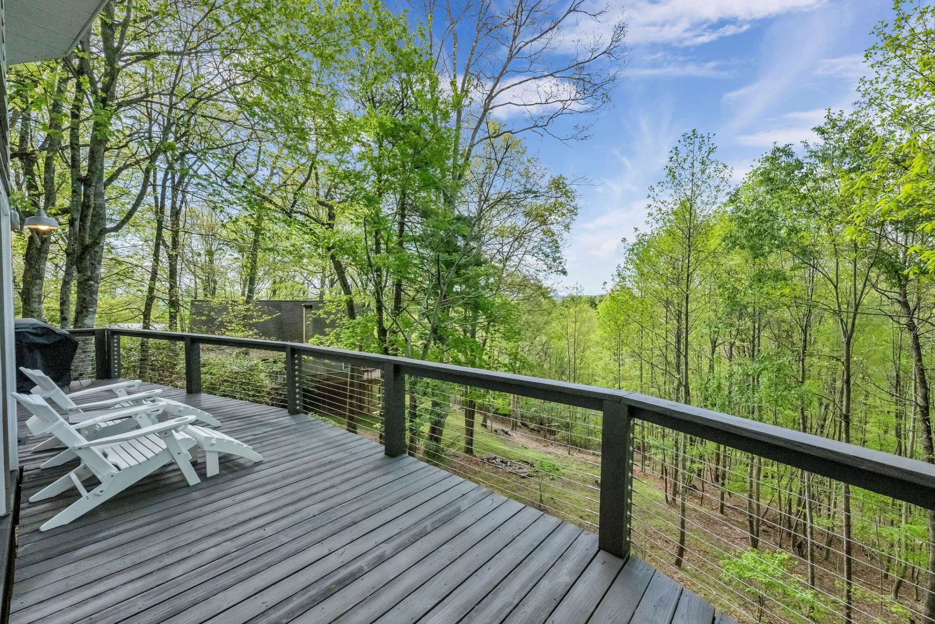 Relaxing deck.